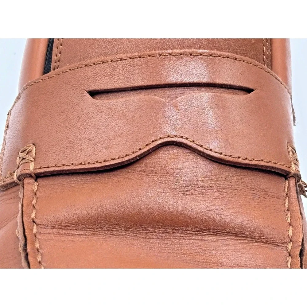 Cole Haan Grand Crosscourt Men's Tan Leather Penny Loafers Casual Shoes Size 11